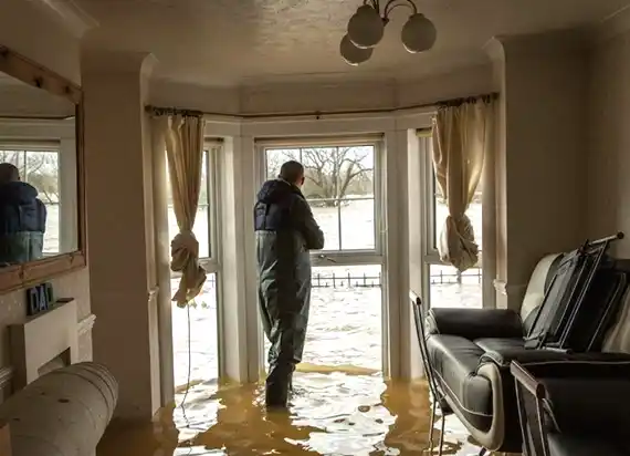 water damage restoration service Keokea